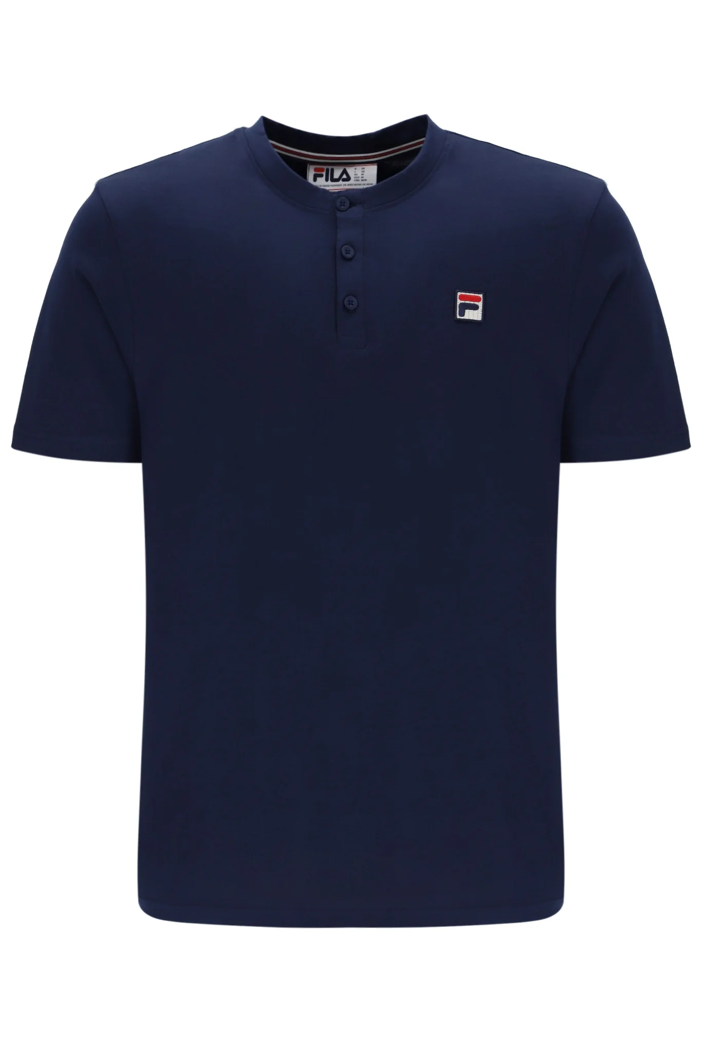 Fila Navy Valentino Essential Collared Tee - Image 2