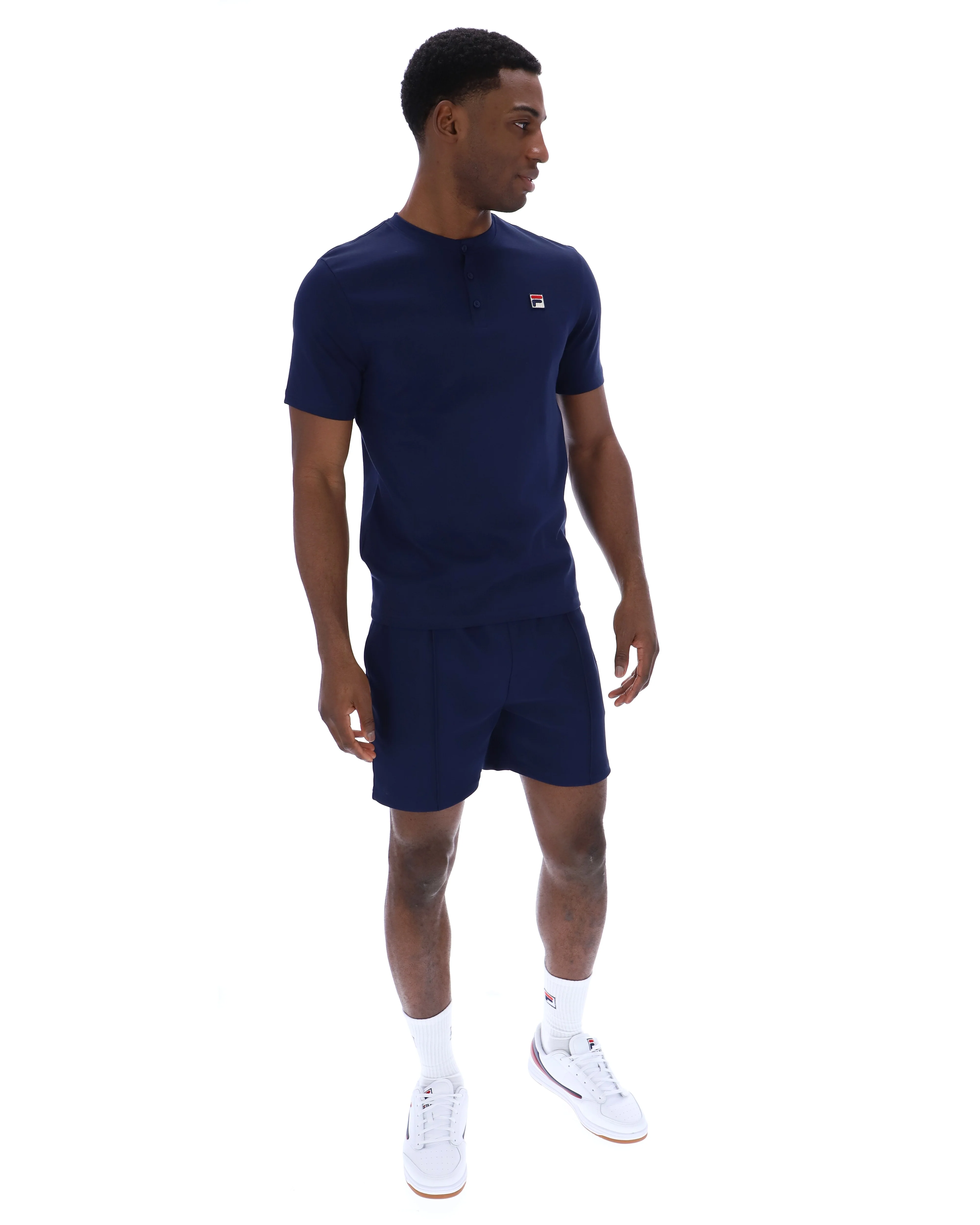Fila Navy Valentino Essential Collared Tee - Image 5