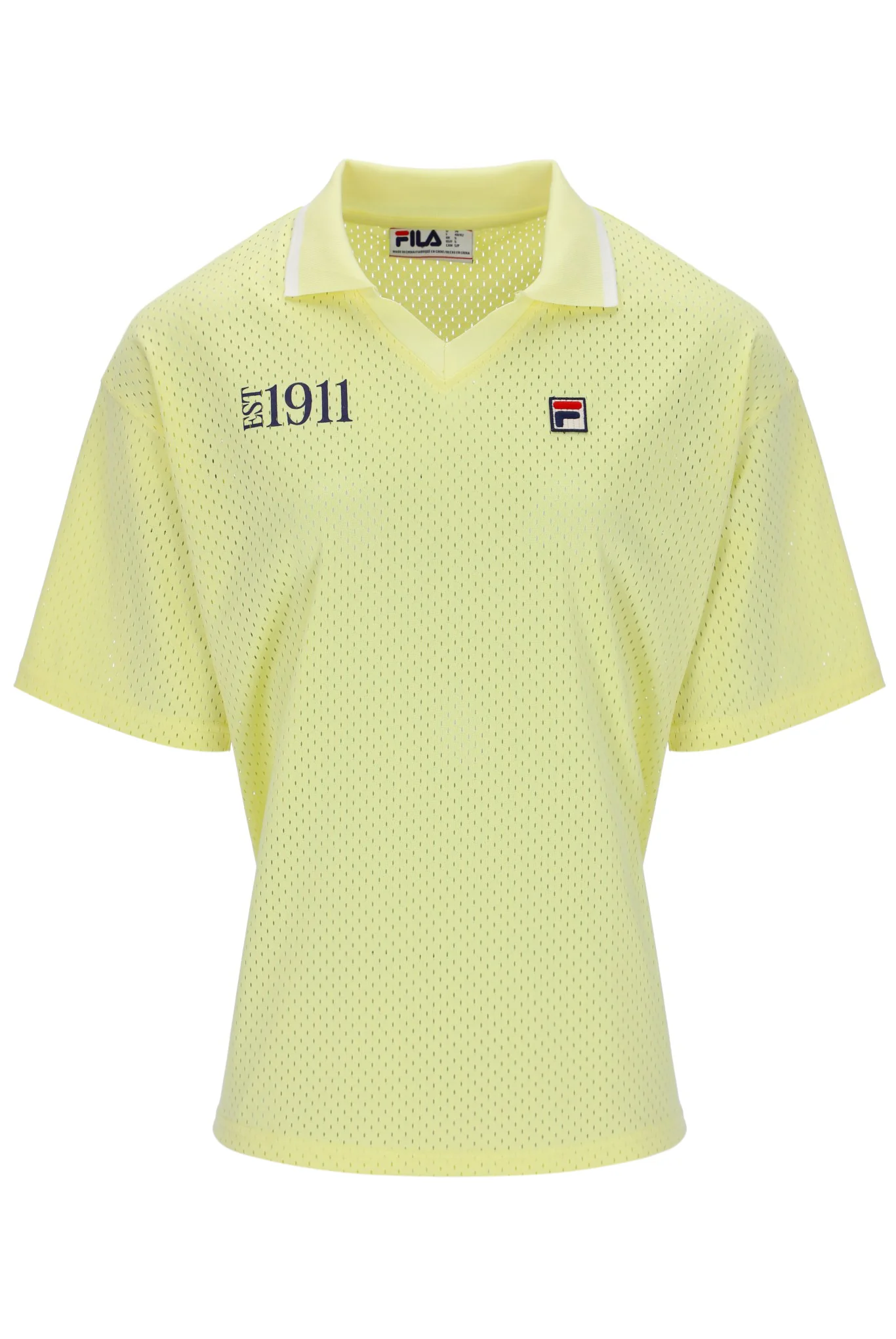 Wax Yellow Vernazza Football Collar Tee - Image 2