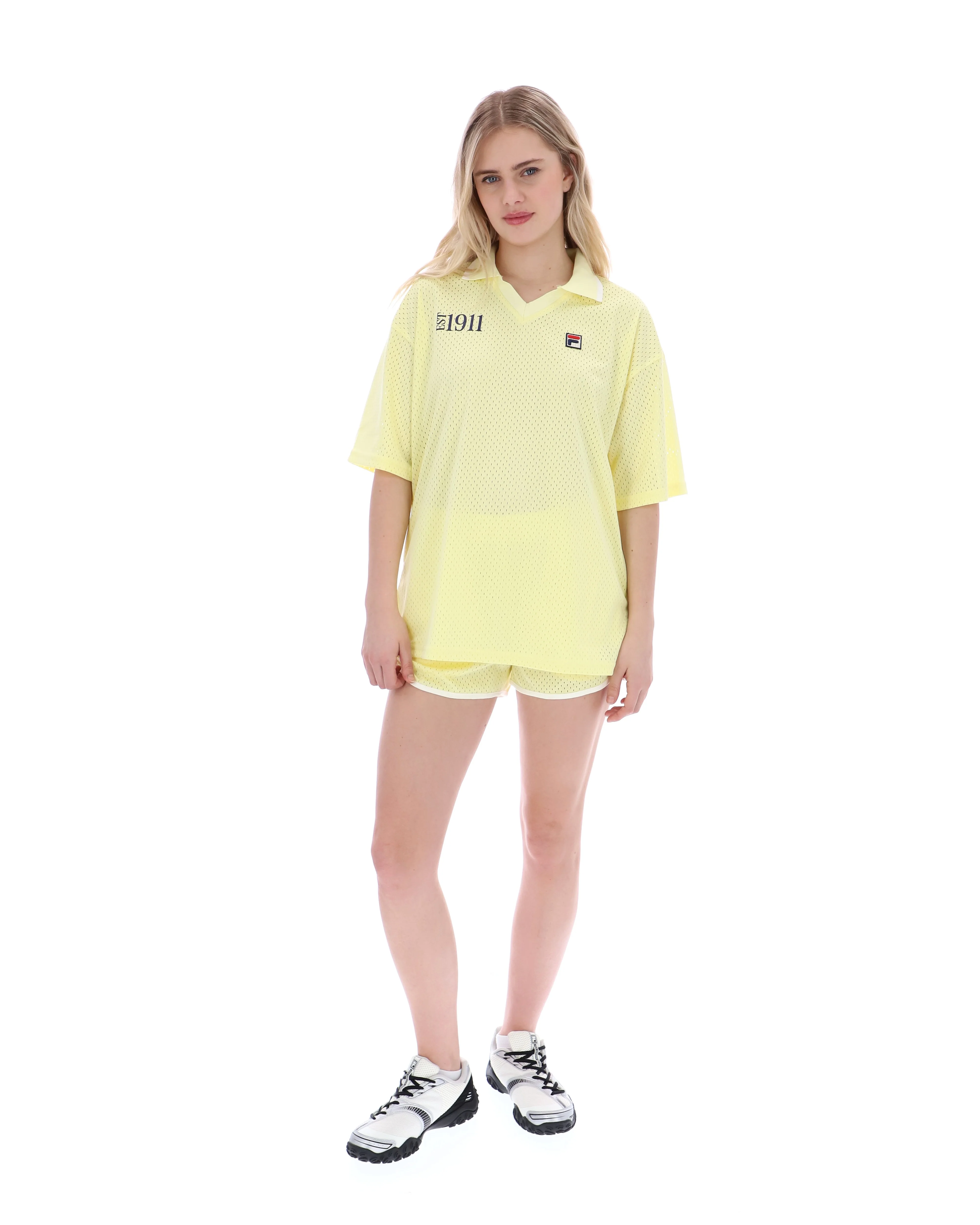 Wax Yellow Vernazza Football Collar Tee - Image 3