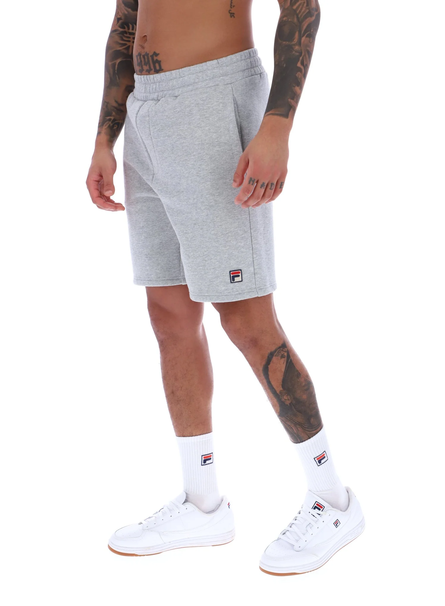 Grey Marl Vico Fleece short - Image 3