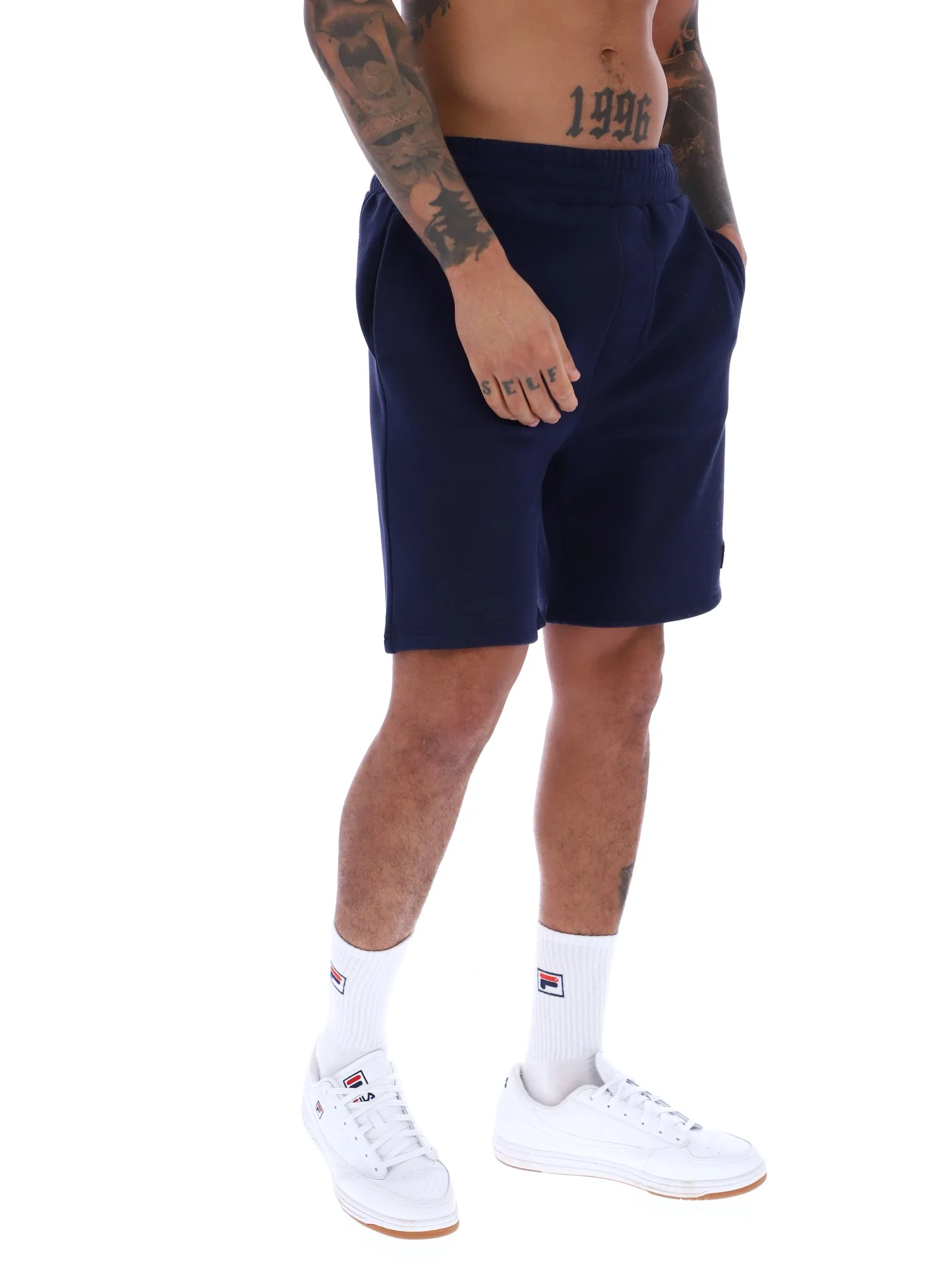 Fila Navy Vico Fleece Short - Image 4