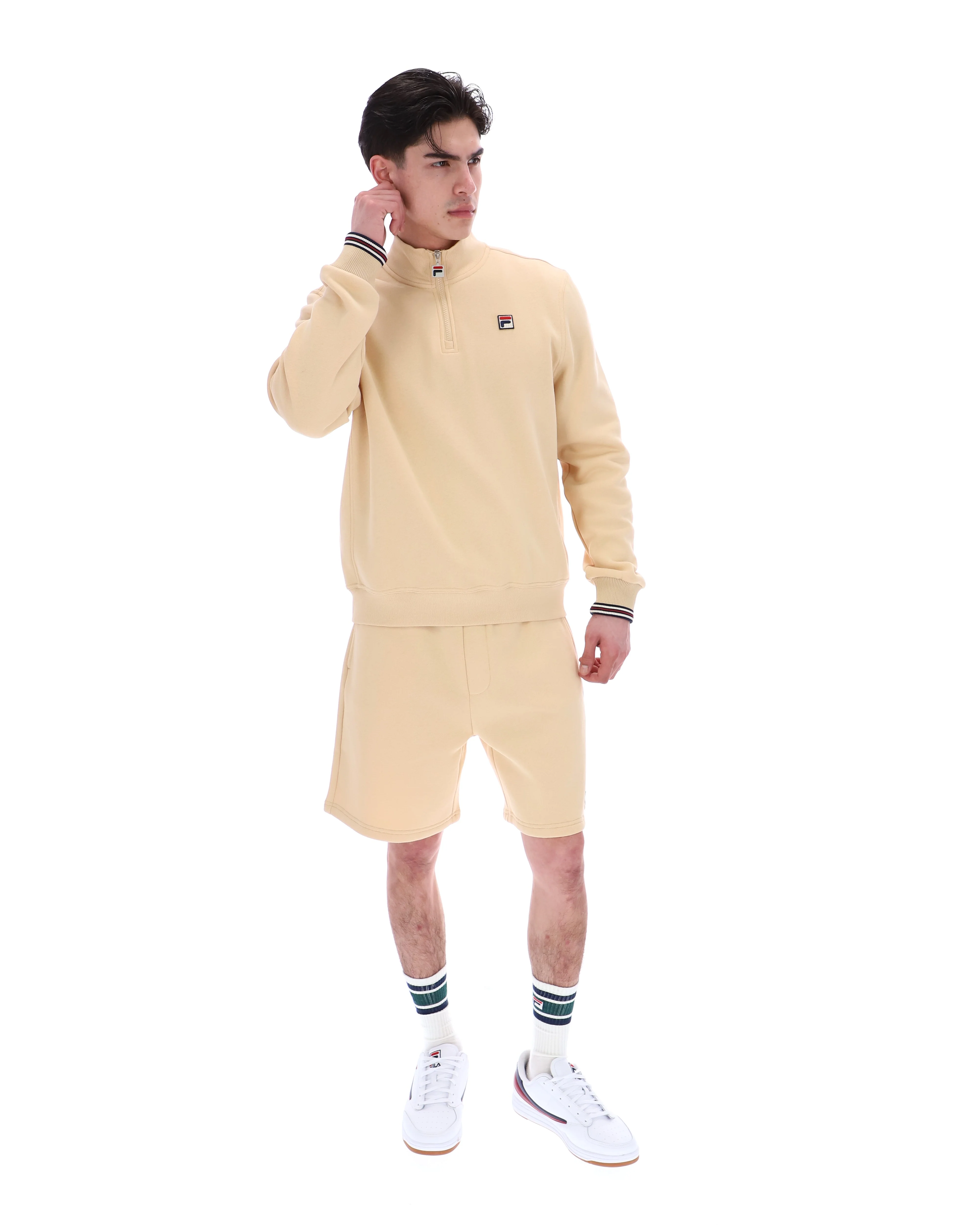 Classic Beige Vico Fleece short - Image 5