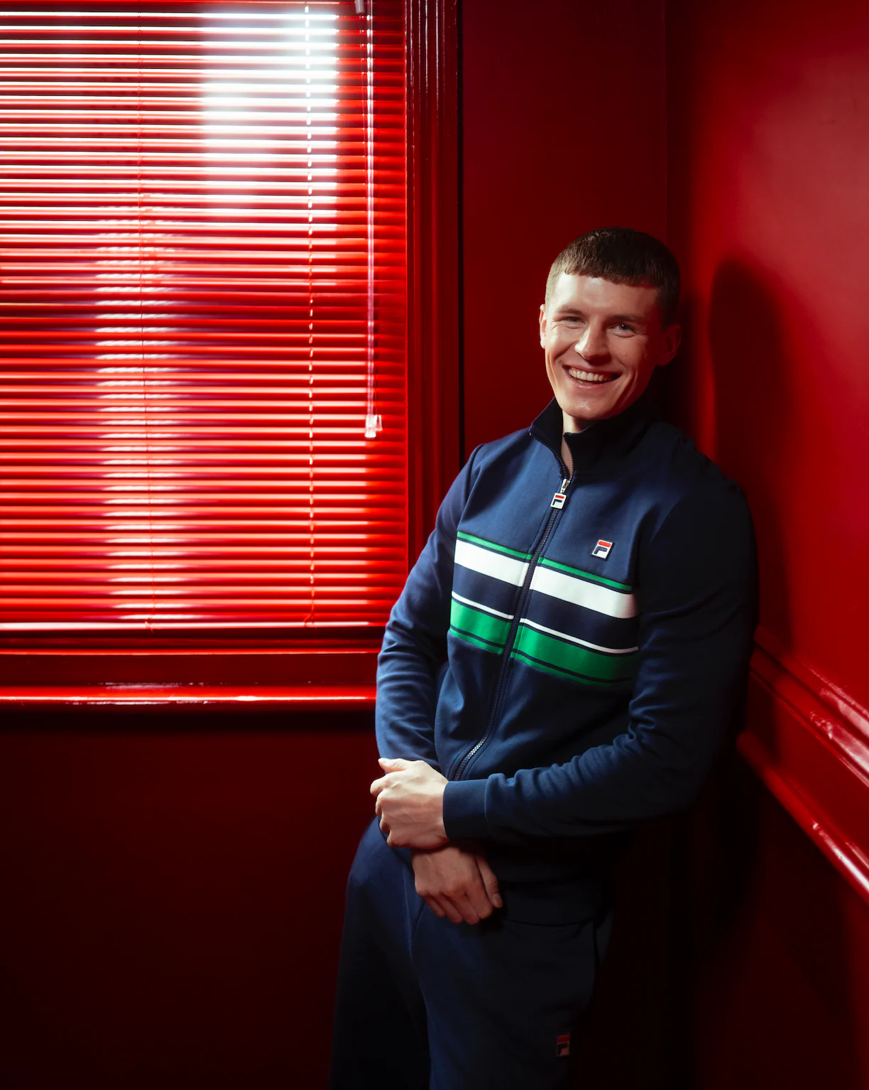 Fila Navy Vinnie Track Top - Image 2