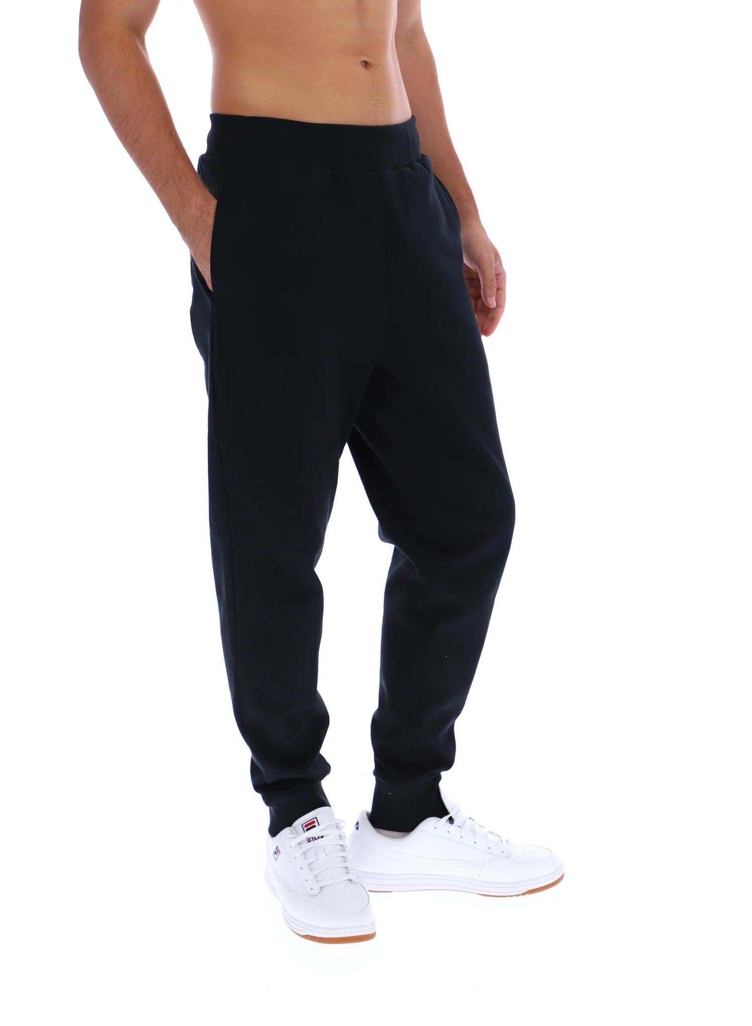 Black Visconti Tipped Cuff Track Pant - Image 3