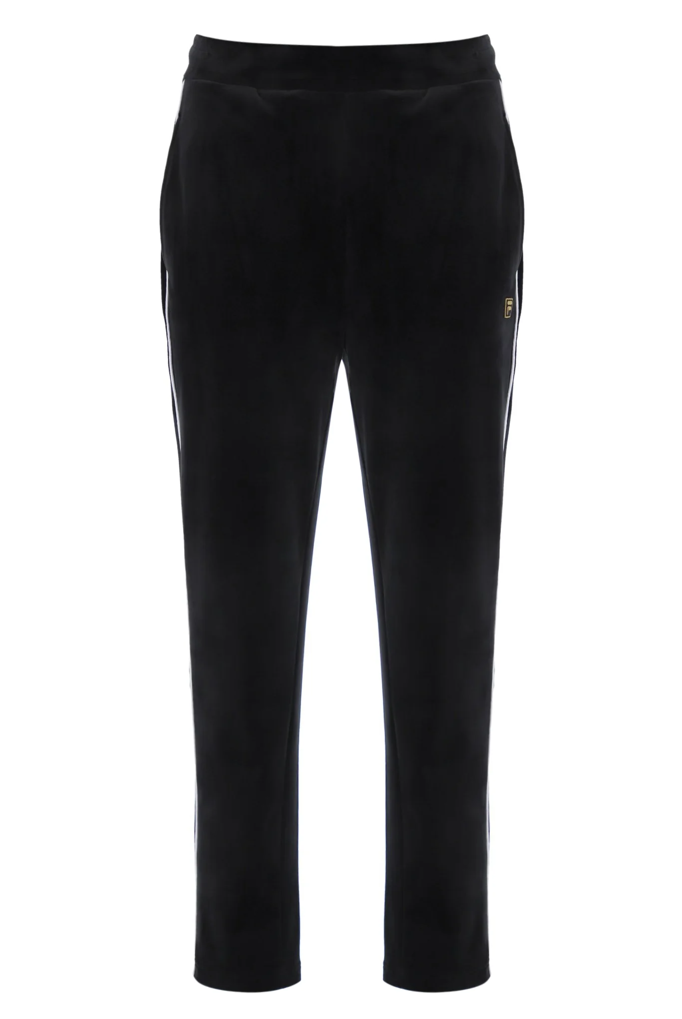Black Wella Straight Leg Velour Pants - Image 6