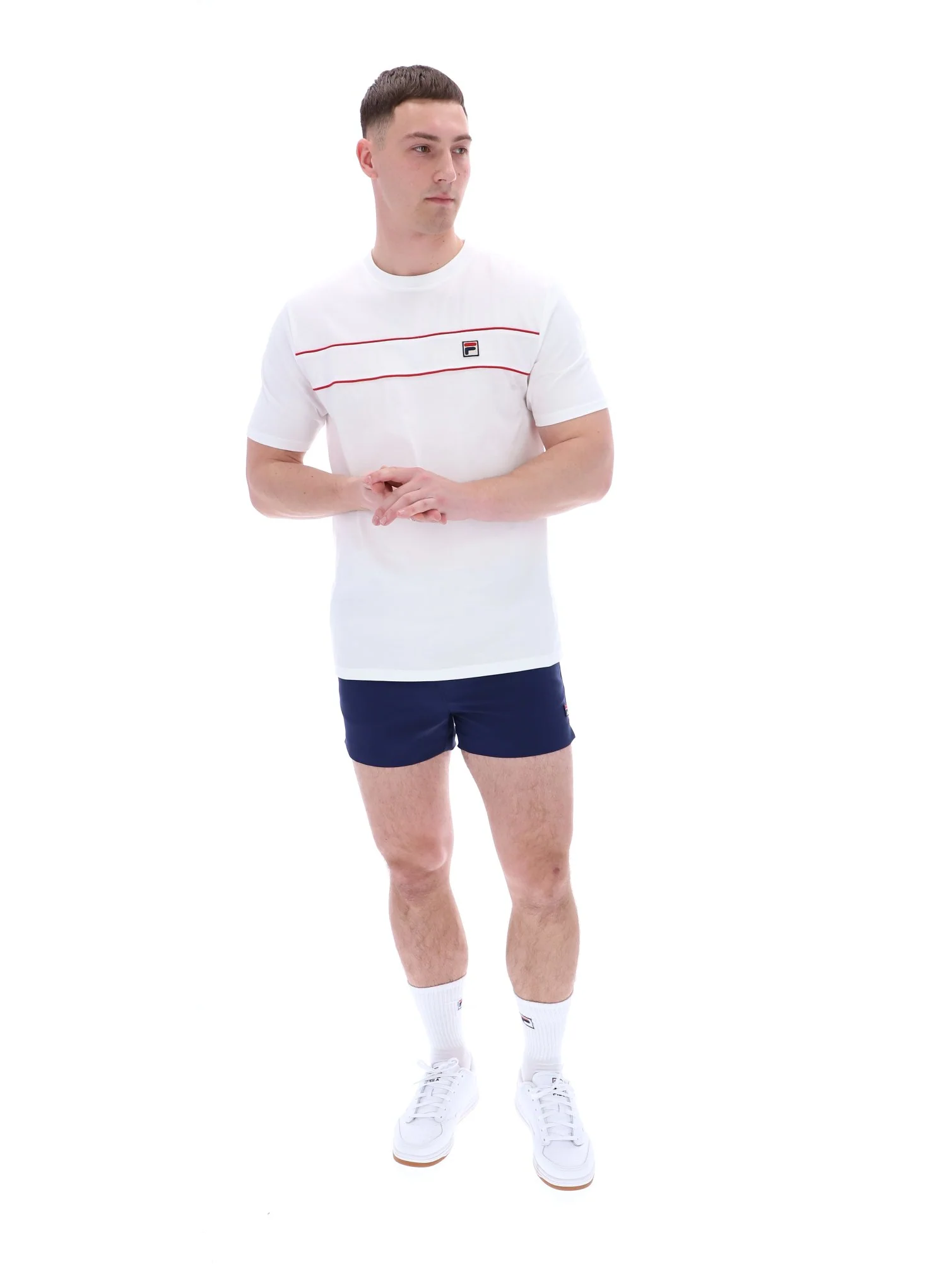 White Williams Contrast Piping T-Shirt - Image 4