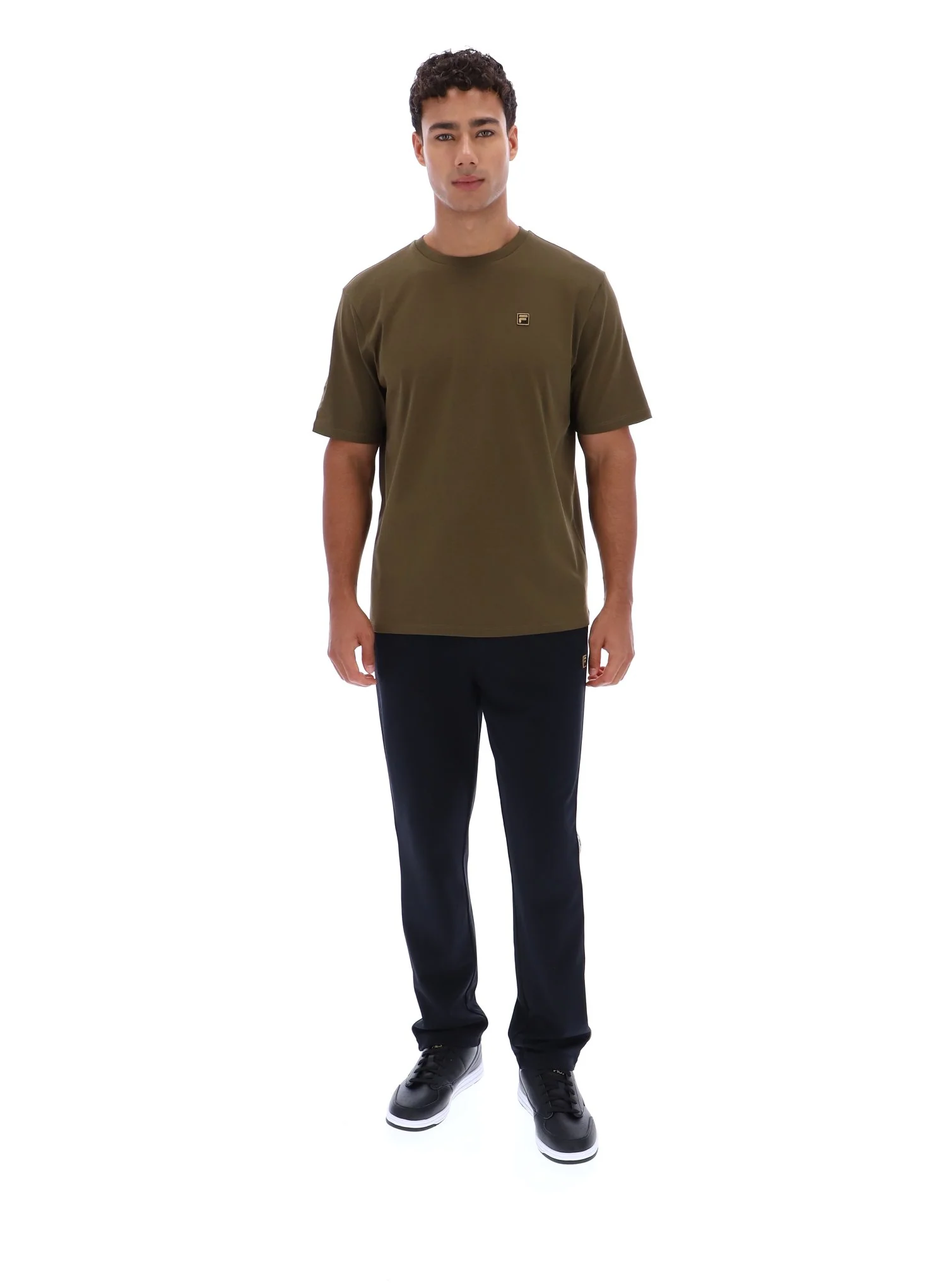 Dark Olive Yaxley 3 Premium T-Shirt - Image 4