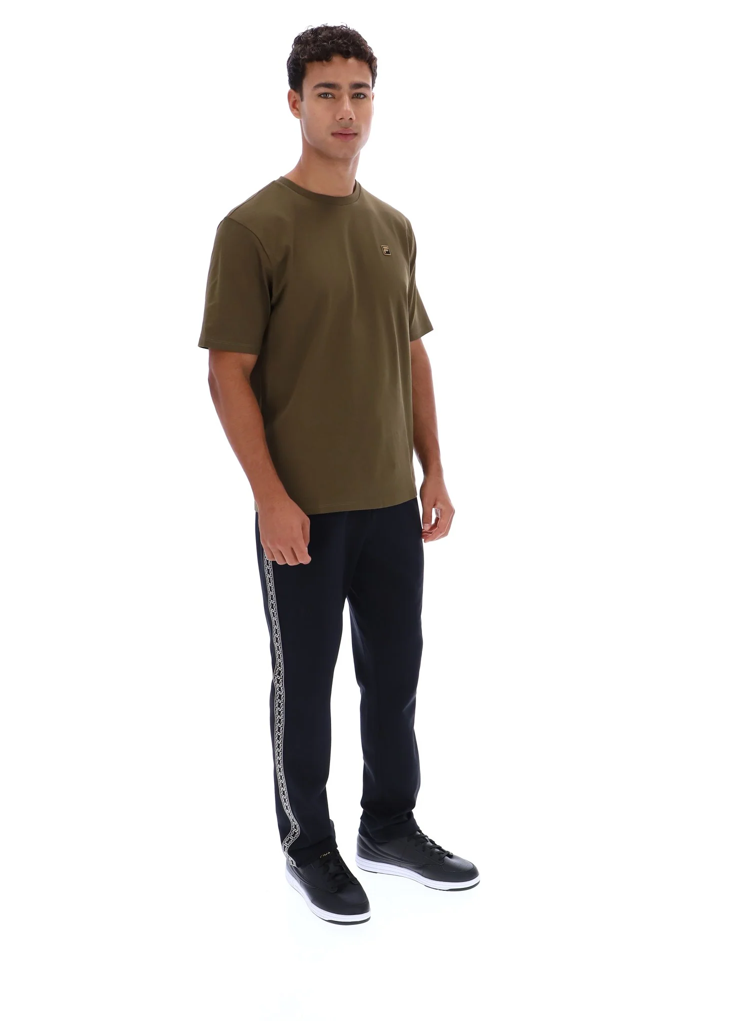 Dark Olive Yaxley 3 Premium T-Shirt - Image 5