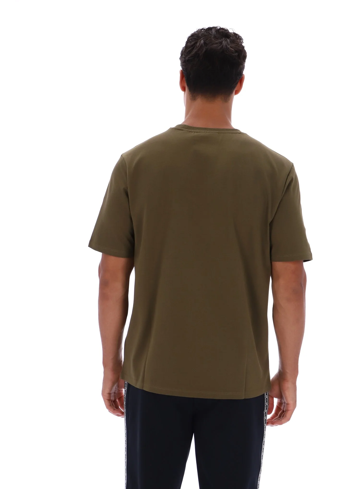 Dark Olive Yaxley 3 Premium T-Shirt - Image 7