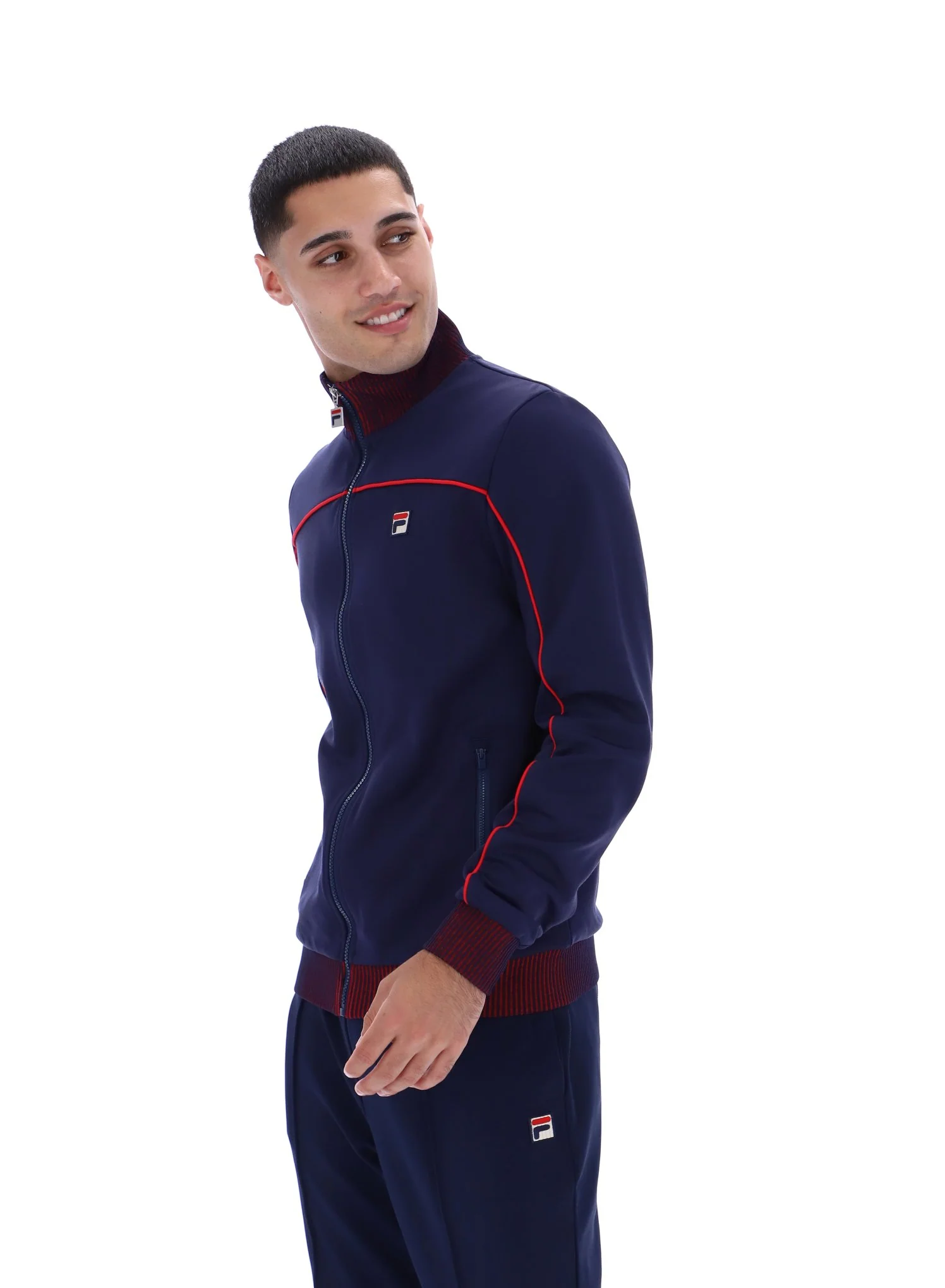 Fila Navy Zayn Track Top - Image 3